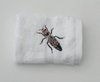 Embroidered bath towels